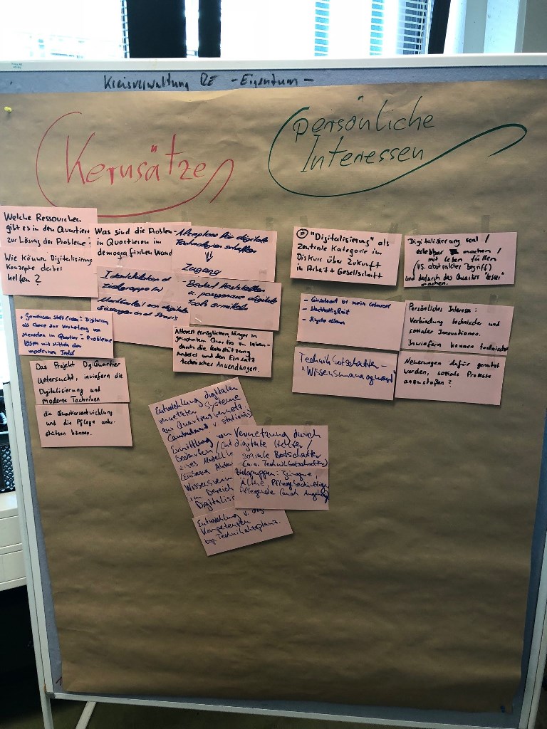 Zielfindungsworkshop - Kernsätze