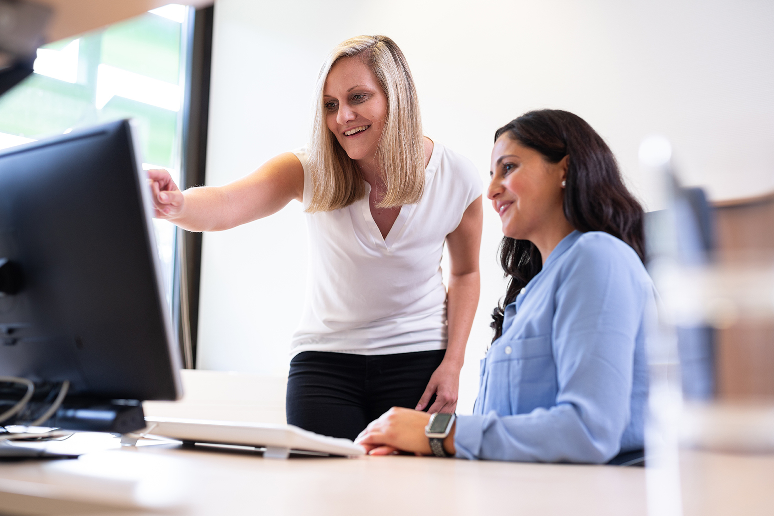 Enger Austausch wird gepflegt - auch mit den dual Studierenden im Kommunalen Verwaltungsdienst