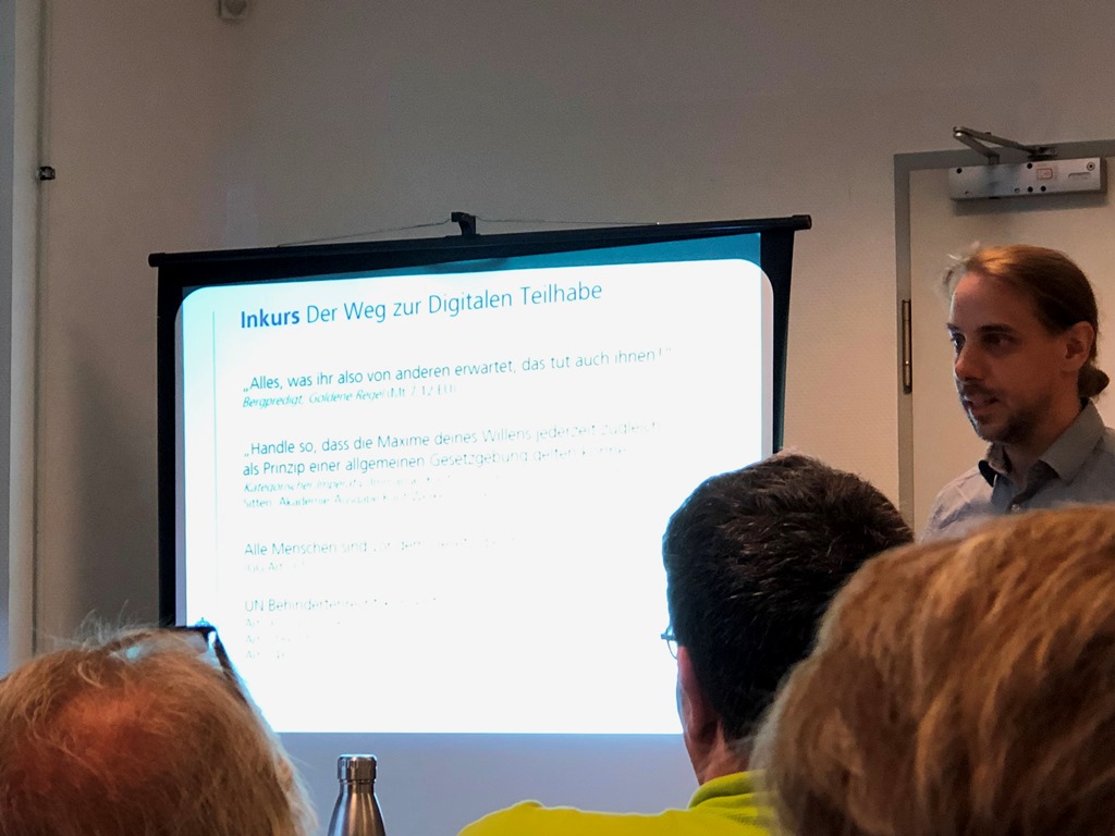 Präsentation - Der Weg zur digitalen Teilhabe